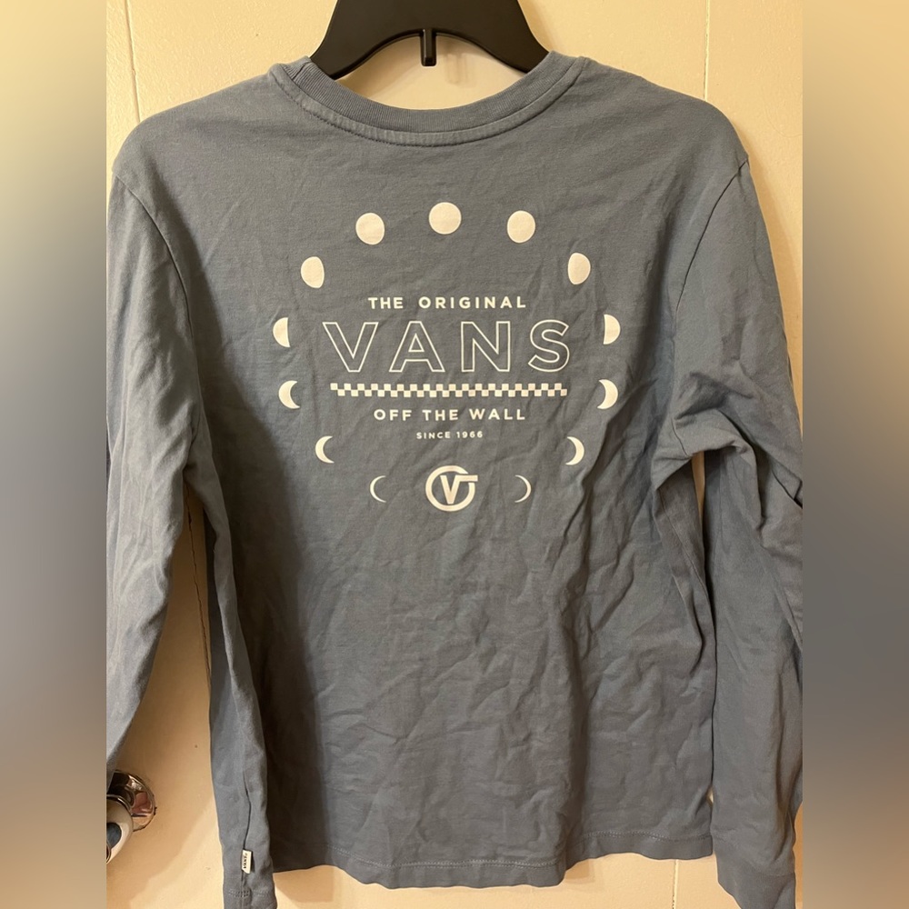 Women’s medium blue Vans longsleeve tshirt